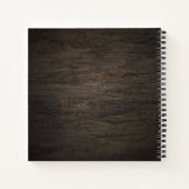 Rustic Baby is het brouwen van gouden Baby shower Notitieboek (Achterkant)