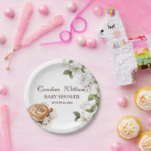 Rustic Baby is het brouwen van koffie Baby shower Papieren Bordje (Feest)