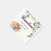 Rustic Baby is het brouwen van koffie Baby shower Servet (Hoek)