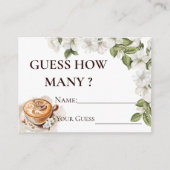 Rustic Baby is het brouwen van koffie Raad eens ho Informatiekaartje (Voorkant)