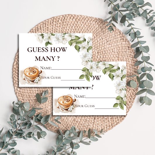 Rustic Baby is het brouwen van koffie Raad eens ho Informatiekaartje