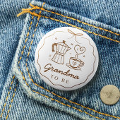 Rustic Baby zet koffiefilmpje voor oma om Button t