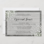 RUSTIC BABY'S AANVANGENDE INVITATIE #2 KAART (Voorkant)