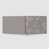 Rustic Baby's Amethyst Wedding Gastenboek (Volledig)