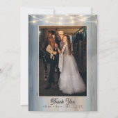 Rustic Baby's Breath Country Wedding Dank u Bedankkaart (Voorkant)