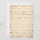 Rustic Baby's Breath Floral Jar Musical Wedding Kaart (Achterkant)