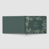 Rustic Baby's Breath Green Wedding Gastenboek (Volledig)