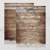 Rustic Baby's Breath Lace & Twine Vrijgezellenfees Kaart (Voorkant / Achterkant)