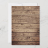 Rustic Baby's Breath Lavender Floral Baby shower Kaart (Achterkant)