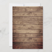 Rustic Baby's Breath Lavender Floral Vrijgezellenf Kaart (Achterkant)