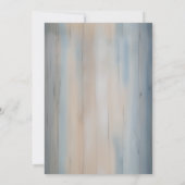 Rustic Baby's Breath Mason Jar huwelijksuitnodigin Kaart (Achterkant)