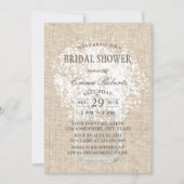 Rustic Baby's Breath Mason Jar Vrijgezellenfeest Kaart (Voorkant)