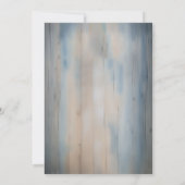 Rustic Baby's Breath Mason Jar Vrijgezellenfeest Kaart (Achterkant)