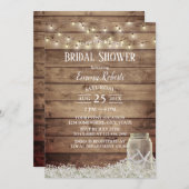 Rustic Baby's Breath Starfish Vrijgezellenfeest Kaart (Voorkant / Achterkant)