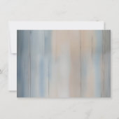 Rustic Baby's Breath Wedding Foto Dank je wel Card Bedankkaart (Achterkant)