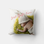 Rustic Baby's eerste kerstcadeau Kussen (Voorkant)
