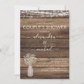 Rustic Baby's paardehuis met paardenschoen Kaart (Voorkant)