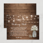 Rustic Baby's Radekkinglampjes die goed werken Briefkaart (Voorkant / Achterkant)