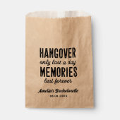 Rustic Bachelorette Party Hangover Recovery Kit Fa Bedankzakje (Voorkant)