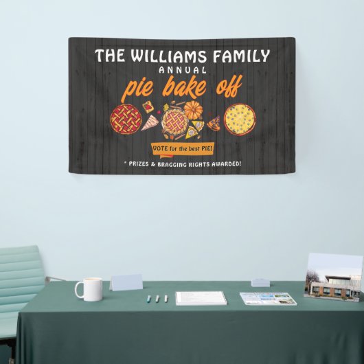 Rustic Bake Off B Family Pumpkin Pie Competition Spandoek (Beurs)
