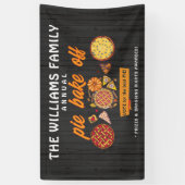 Rustic Bake Off B Family Pumpkin Pie Competition Spandoek (Verticaal)