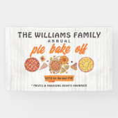 Rustic Bake Off Family Pumpkin Pie Competition Spandoek (Horizontaal)