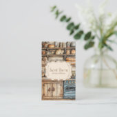 Rustic Bakery Junk Journal Visitekaartje (Staand voorkant)