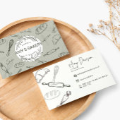 Rustic Bakery Store Aangepaste Visitekaartjes
