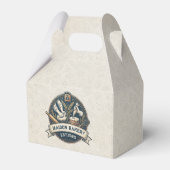 Rustic Bakery Store Pastry Dessert Sweet Cake Shop Bedankdoosjes (Achterkant)