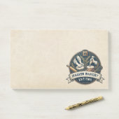 Rustic Bakery Store Pastry Dessert Sweet Cake Shop Post-it® Notes (Op bureau)