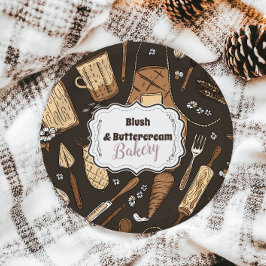 Rustic Baking Business Papieren Bordje