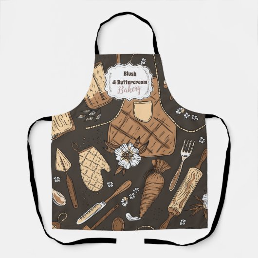 Rustic Baking Business Schort (Voorkant)