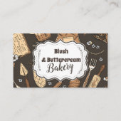 Rustic Baking Business Visitekaartje (Voorkant)