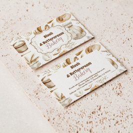 Rustic Baking Business Visitekaartje