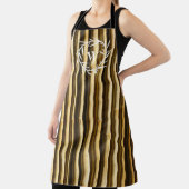 Rustic Bamboo Monogram Vertical Lines Pattern Schort (Insitu)