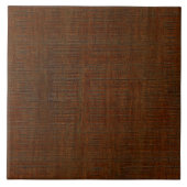 Rustic Bamboo Wood Grain Texture Kijk Tegeltje (Voorkant)