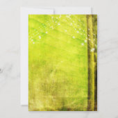 Rustic Bananenbladeren met Lichten Boho Bruiloft 2 Kaart (Achterkant)
