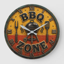Rustic Barbecue Outdoor Kitchen & Man Cave Gift Grote Klok