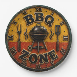 Rustic Barbecue Outdoor Kitchen & Man Cave Gift Papieren Bordje