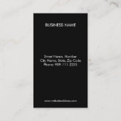 Rustic Barber Shop Loyalty Punch Card (Achterkant)