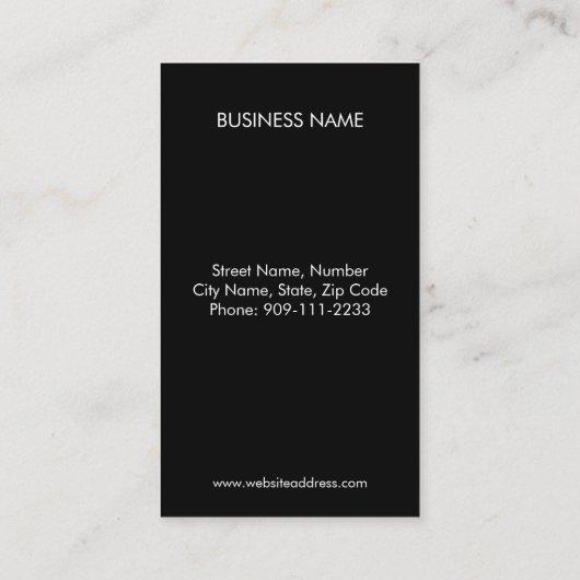 Rustic Barber Shop Loyalty Punch Card (Achterkant)