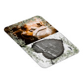 Rustic Bark Wood Heart Eucalyptus Greenery Magneet (Rechterzijde)