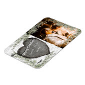 Rustic Bark Wood Heart Eucalyptus Greenery Magneet (Linkerzijde)