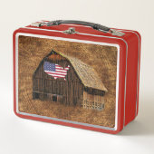 Rustic Barn American Flag (Voorkant)