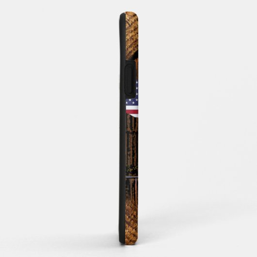 Rustic Barn American Flag Case-Mate iPhone Case (Achterkant/rechts)