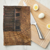 Rustic Barn American Flag Theedoek (Quarter Fold)