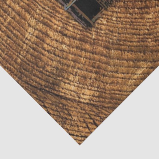 Rustic Barn American Flag Tissuepapier (Detail)