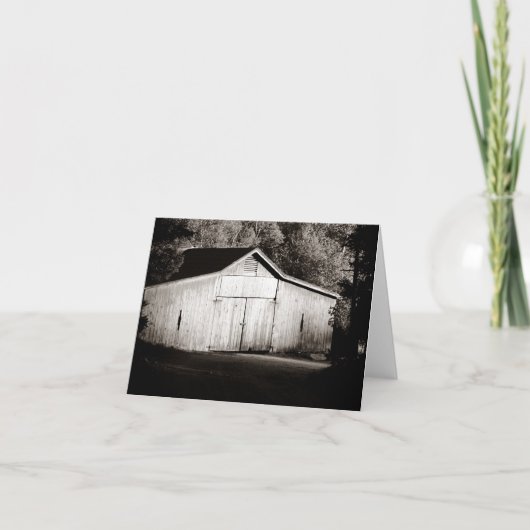 Rustic Barn Blank Notecard Kaart (Voorkant)