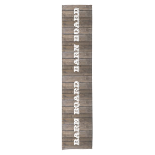 Rustic Barn Board Korte Tafelloper