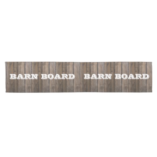 Rustic Barn Board Korte Tafelloper (Horizontaal)
